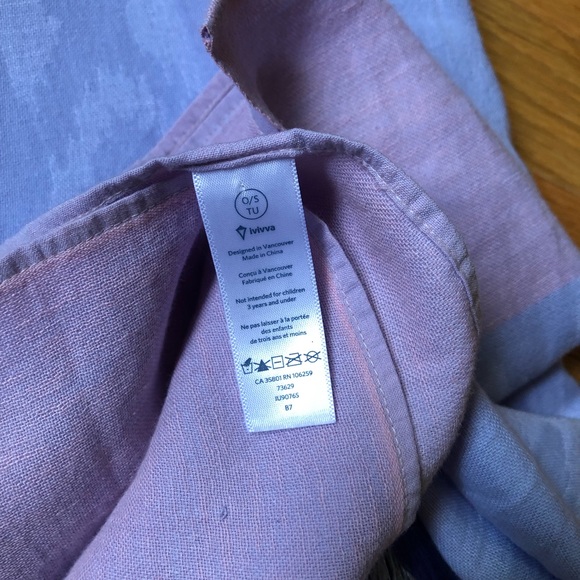 Pretty oversized Ivivva cotton scarf - Picture 2 of 2